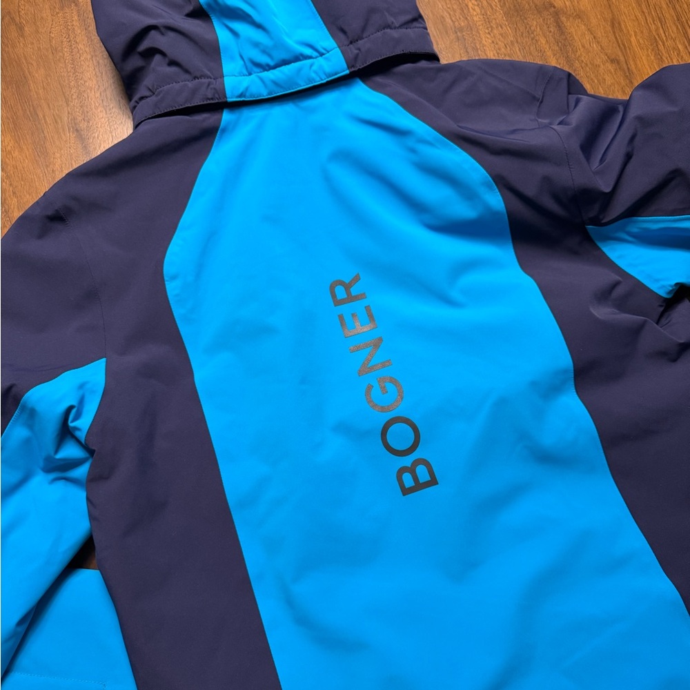Bogner Kids Blue and Navy Raincoat